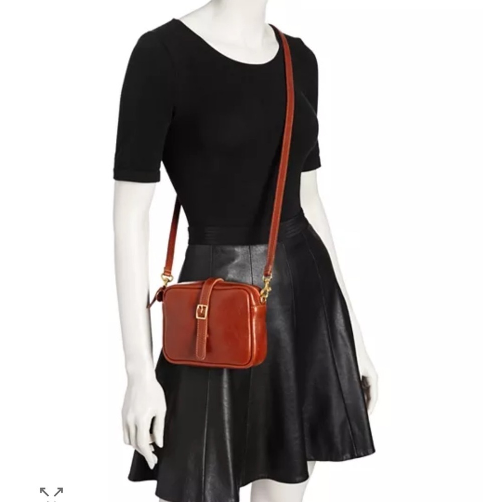 Clare V. Camera crocodile Leather Crossbody Bag - Picture 11 of 16